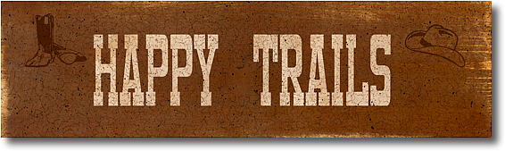 happy trails clipart - photo #26